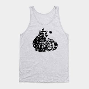 Vintage racoon and possum Tank Top